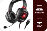 Auriculares con micrófono de alto calibre para juegos