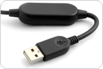 USB connection for easy connectivity