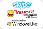 Compatible with popular instant messaging software