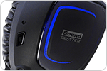 Illuminated earcups with onboard controls