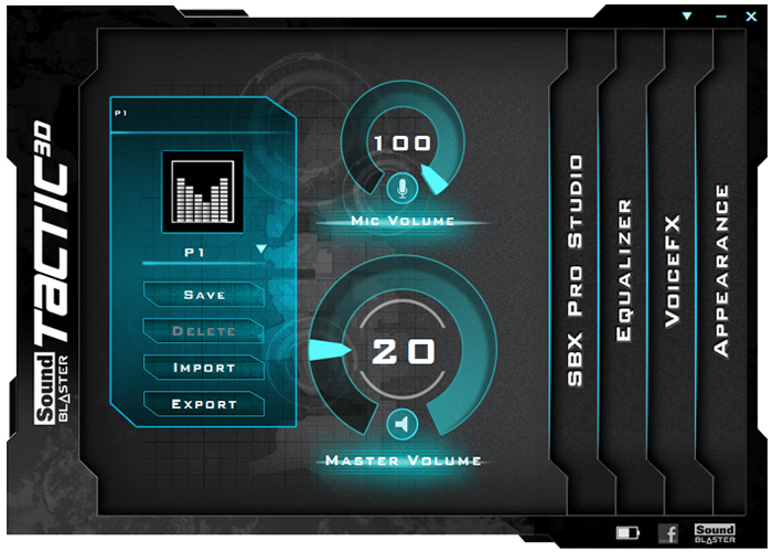 Sound Blaster Tactic3D Omega Wireless