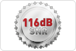 116dB SNR (DAC)