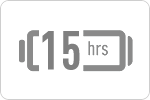15hrs battery life