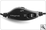 In-line volume and mute controls