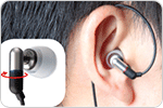 Metal housing with swivel cap-ends