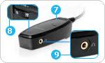 Wired remote, Bass level and Headphone Jack