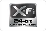 Restore audio detail with X-Fi Crystalizer
