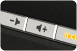 Volume control buttons
