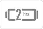 2hrs battery life