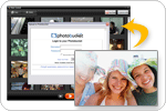 Share it on YouTube and Photobucket easily