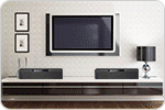 Flexible modular speaker system that allows you to link up to 2 additional units and a wireless subwoofer