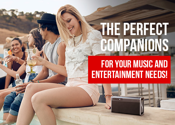 The perfect companions for your music and entertainment needs!