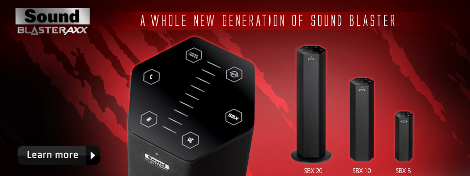 Creative Sound BlasterAxx - A Whole New Generation of Sound Blaster