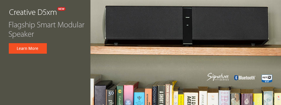 Creative D5xm - Flagship smart modular wireless speaker