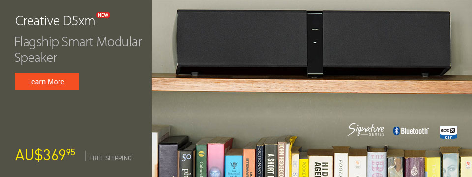 Creative D5xm - Flagship smart modular wireless speaker