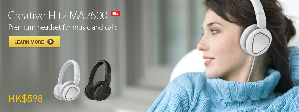 Creative Hitz MA2600 - Premium headsets for music and calls