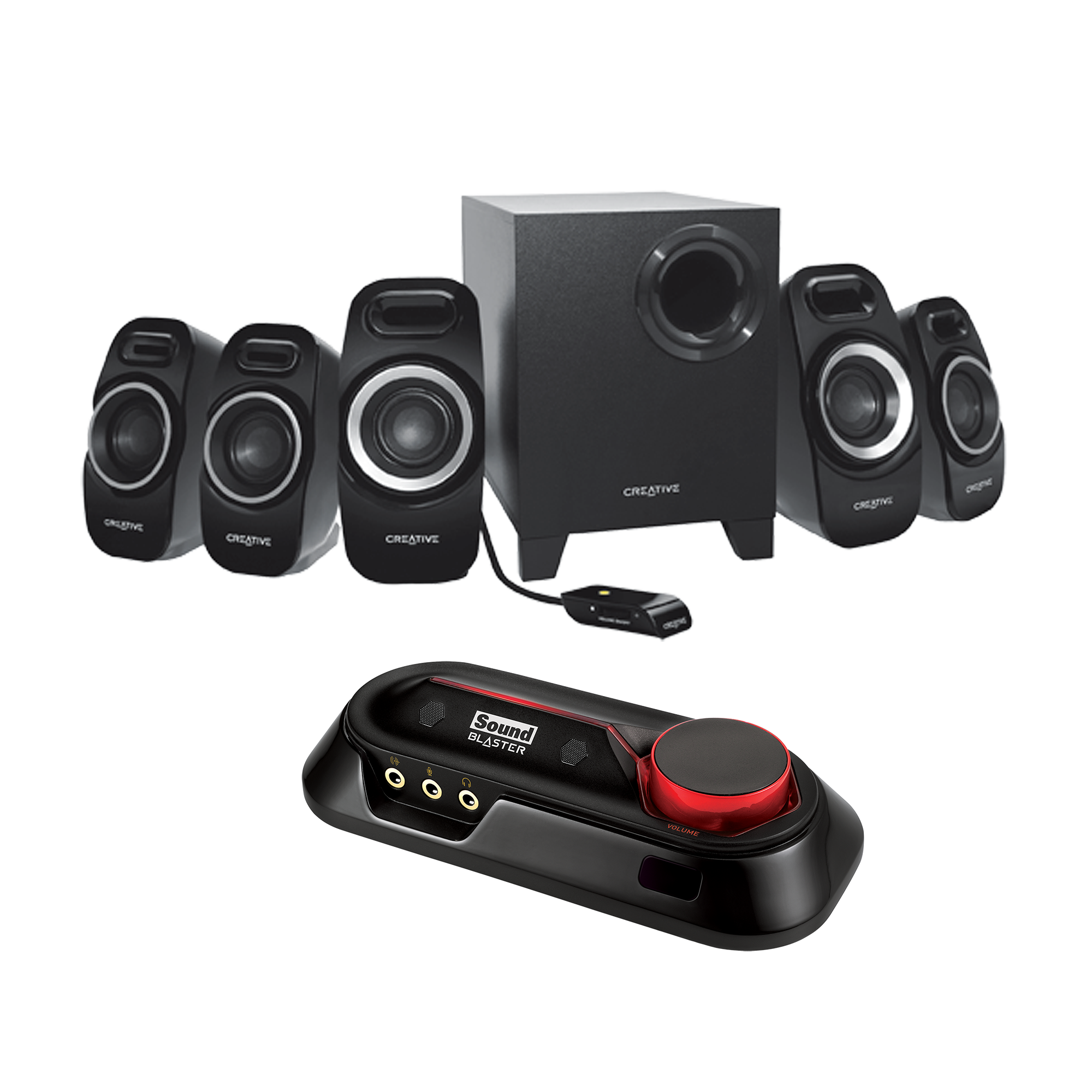 Sound Blaster Omni Surround 5.1 Entertainment Bundle (Euro Plug)