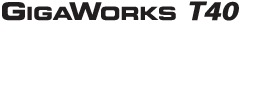 GigaWorks T40