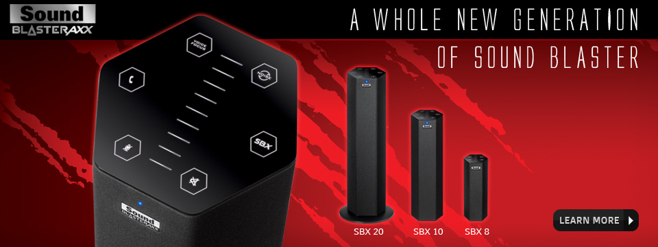 Sound BlasterAxx - A whole new generation of Sound Blaster