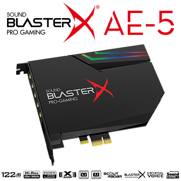Sound BlasterX AE-5 発売のお知らせ