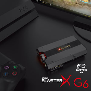 メディア アラート］Sound BlasterX G6 GameVoice Mix対応