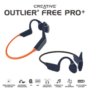 Creative Outlier Free Pro+ / Outlier Free+ ［直販限定］ 発売の