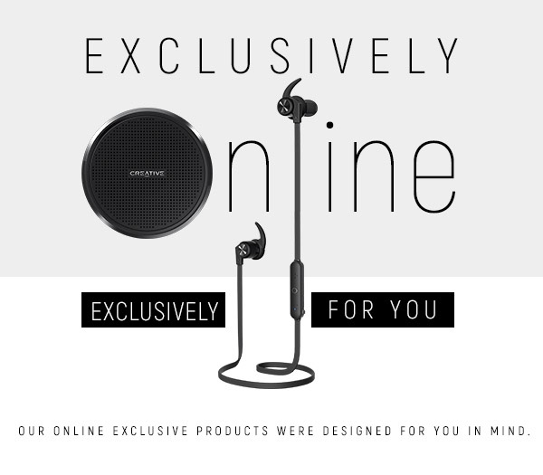 EXCLUSIVELY ONLINE. EXCLUSIVELY FOR YOU.