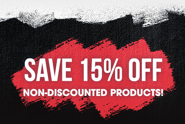 Save 15% off non-discounted products!