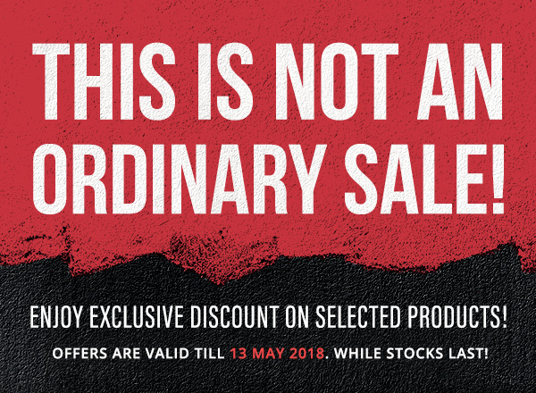 This is not an ordinary sale!