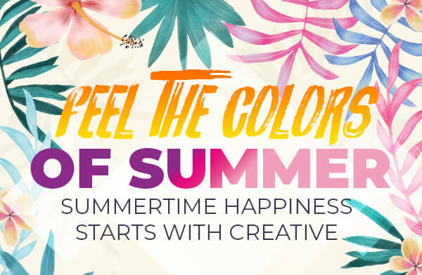 Summertime happiness starts with Creative!