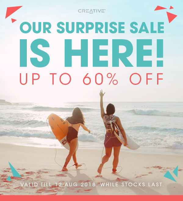 Our surprise sale is here!