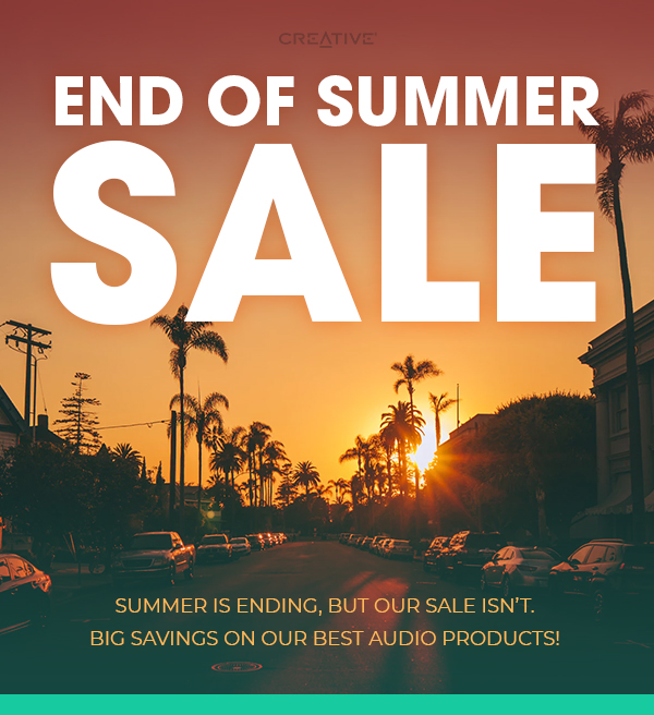 End of summer sale