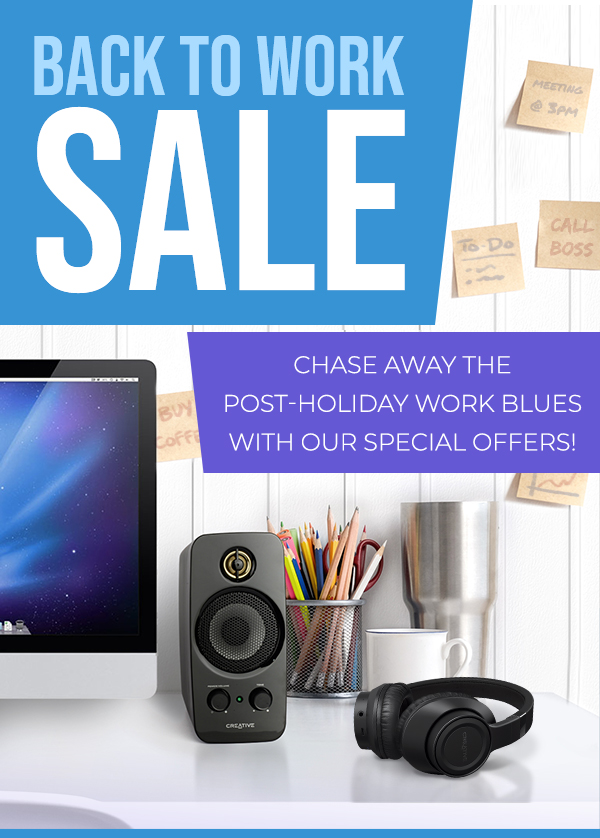 BACK TO WORK SALE!