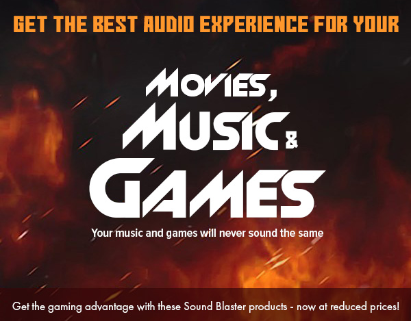 Get the best audio experience for your movies, music and games!