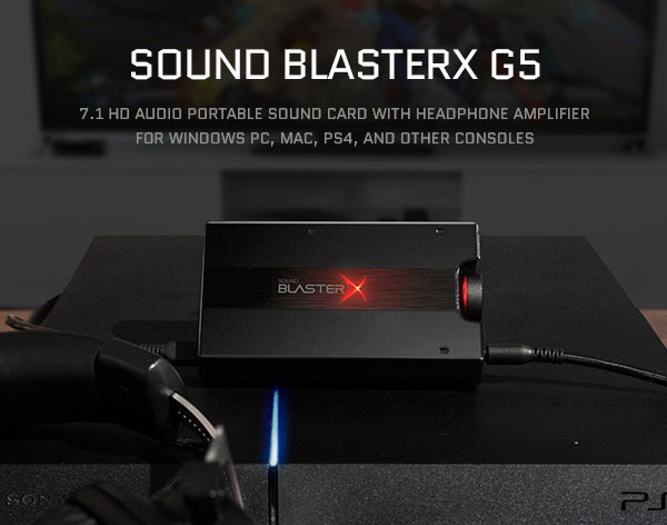 Sound BlasterX G5