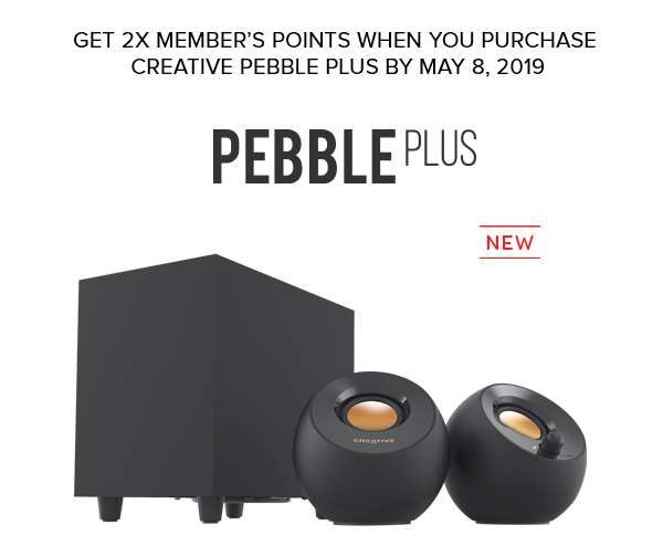 Creative Pebble Plus