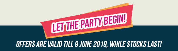 LET THE PARTY BEGIN!