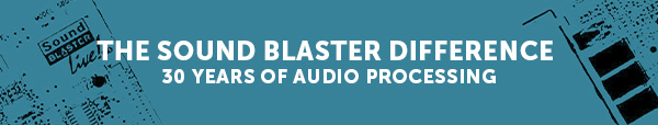 THE SOUND BLASTER DIFFERENCE