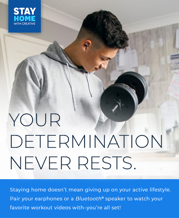 YOUR DETERMINATION NEVER RESTS.