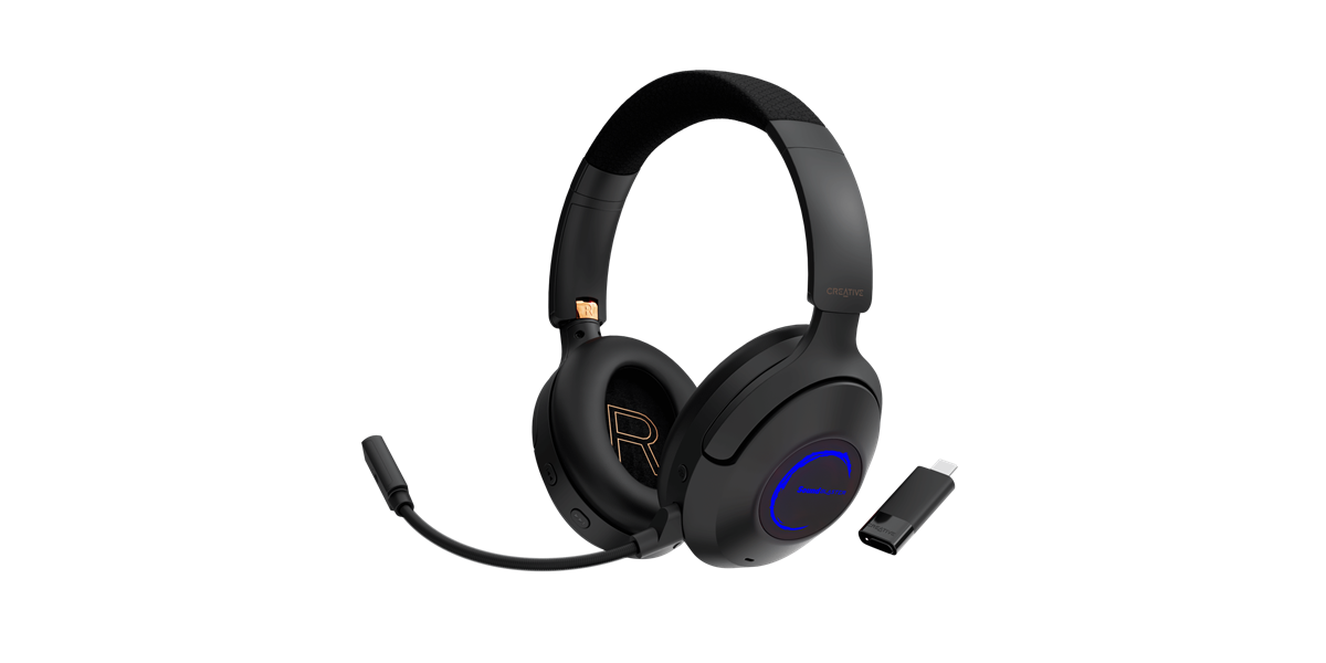 美品 ゲーミング ヘッドセット Sound Blaster SB-GH7-BKA Sound Blaster GH7 ワイヤレス ゲーミングヘッドセット