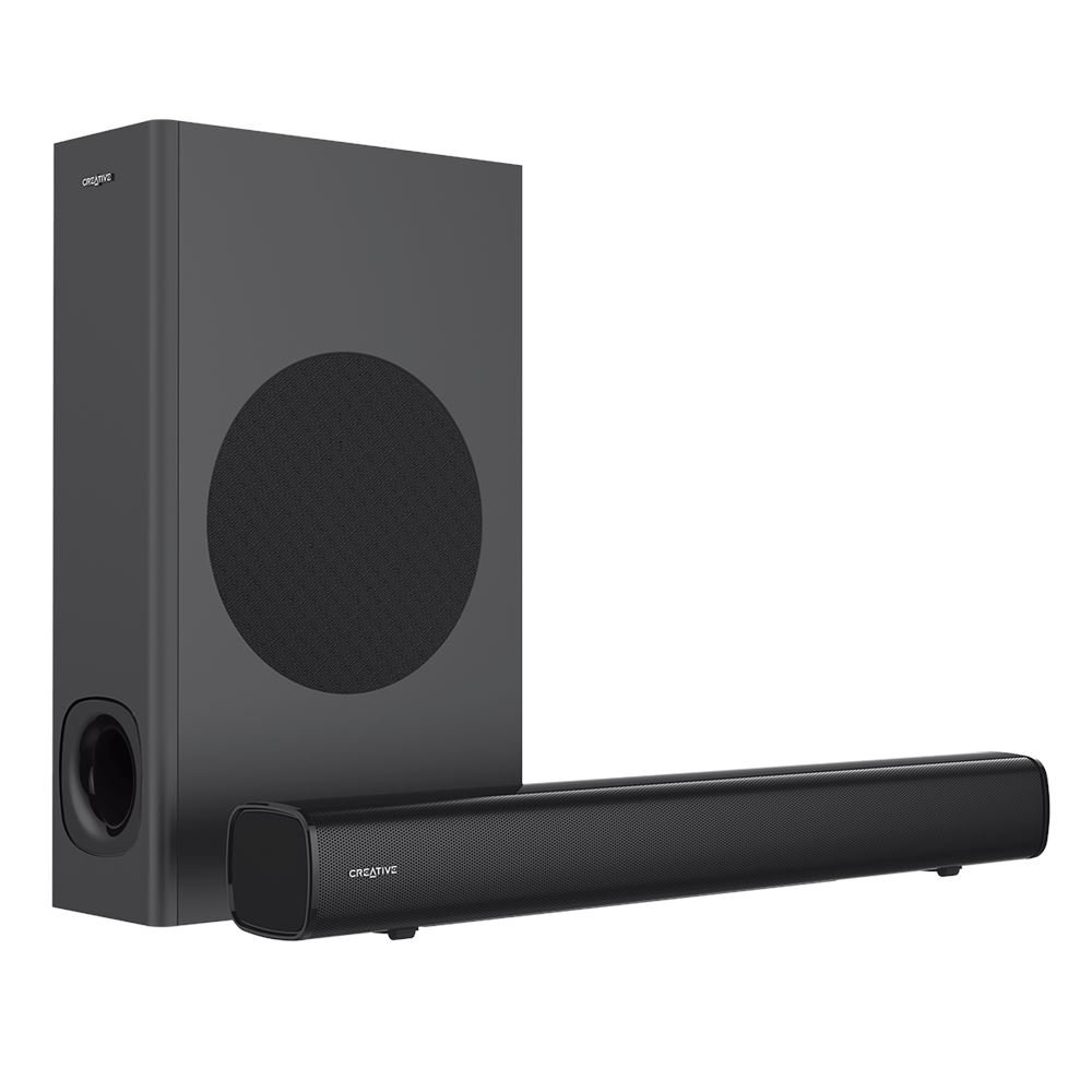 Creative Stage 2.1 High Performance Undermonitor Soundbar with
