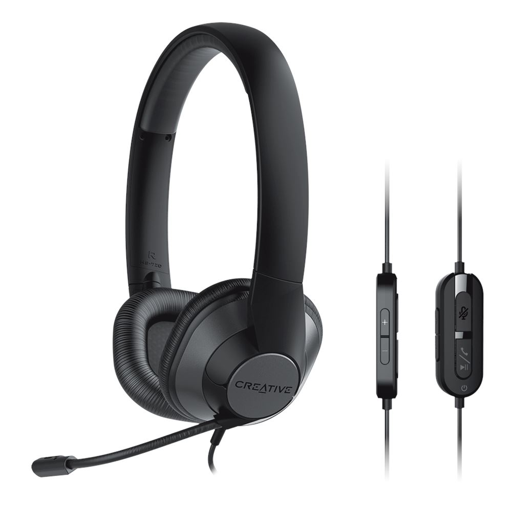 Creative HS-720 V2 USB Headset with Noise-cancelling Condenser Mic and ...