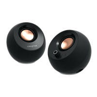 Creative Pebble Pro - カスタマイズ可能なRGBライティングを備えた Creative Pebble Pro - カスタマイズ可能なRGBライティングを備えた