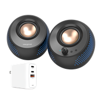 Creative Pebble X 67W PD アダプターセット - RGB ライティングや