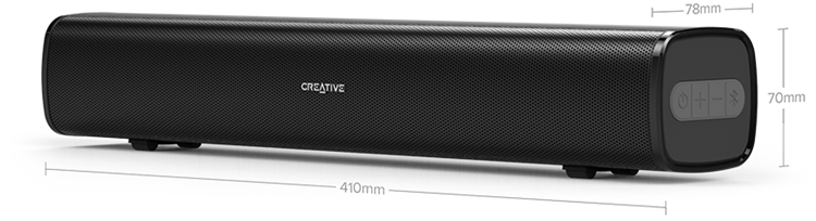 Creative Stage Air Compact Under-monitor Soundbar for Computer