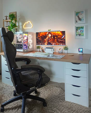 Japanese gaming setup