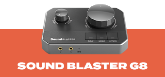 Sound Blaster G8 Hi-Res DUAL USB Gaming DAC and Amp - Creative