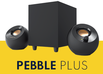 Buy Creative Pebble V3 Black Minimalistic 2.0 USB-C Powered Desktop  Speakers with BT 5.0, Amplified Audio, 8W RMS with 16W Peak Power, Clear  Dialog,Aux-in - on Creative India Lowest Price in India