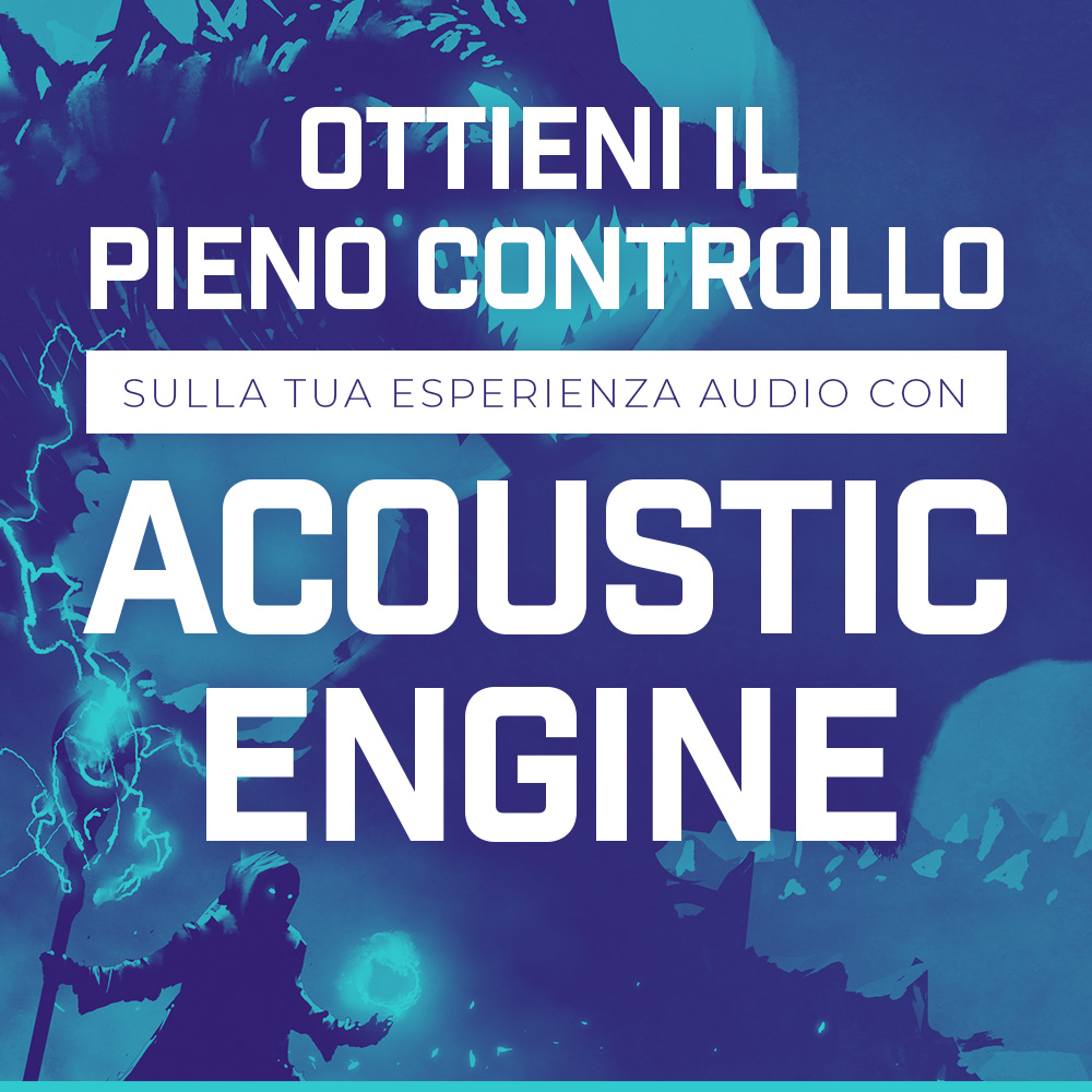 Música ottieni il pieno controllo sulla tua esperienza audio con acoustic engine